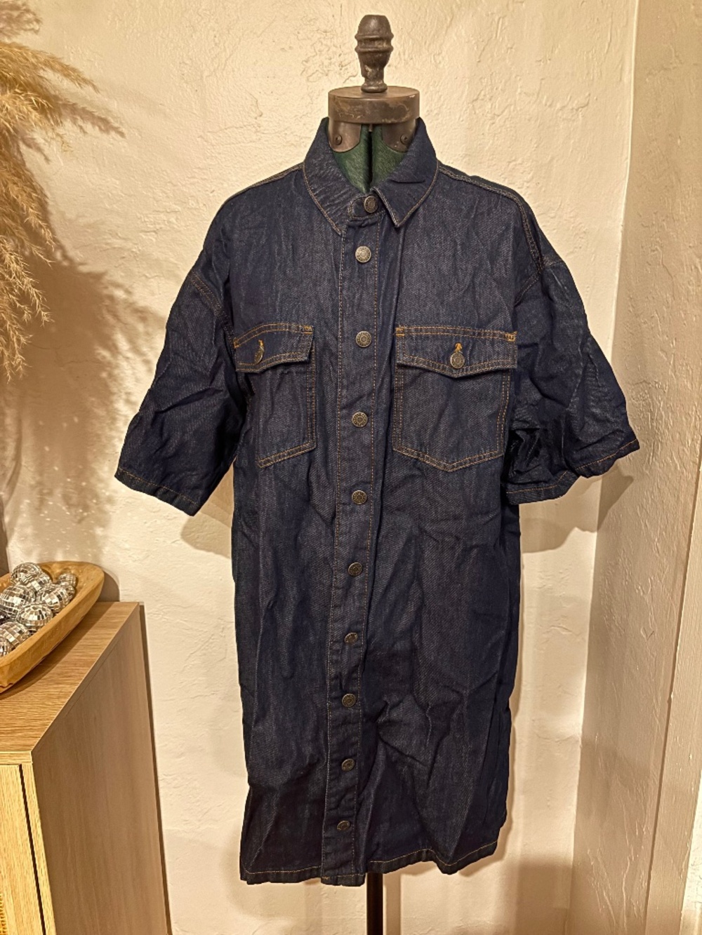 Button down Denim dress